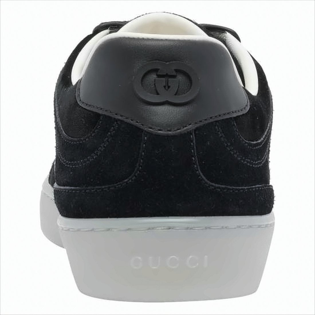 Gucci Velvet Low-Top Sneakers With Contrasting Rubber Sole