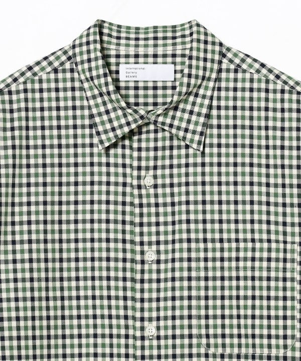 Beams Traditional Check Pattern Shirt With Modern Silhouette