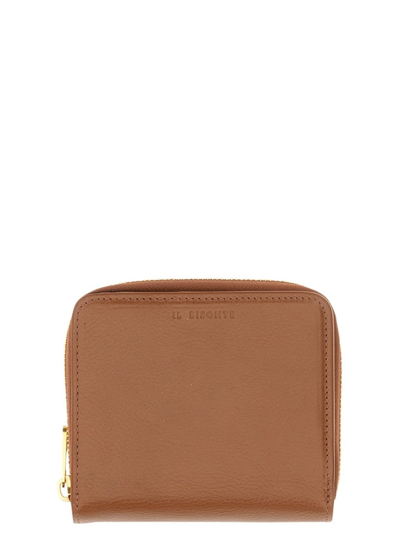 Il Bisonte Compact Brown Leather Wallet