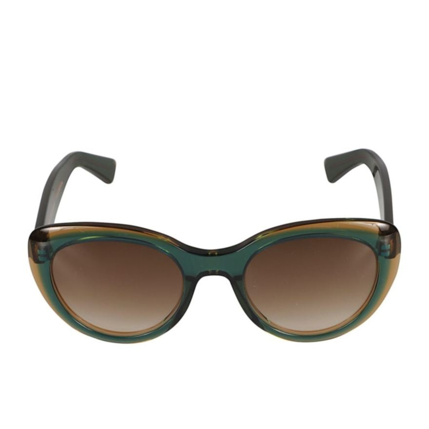 Kador Sophia Rounded Cat-Eye Sunglasses With Glossy Finish