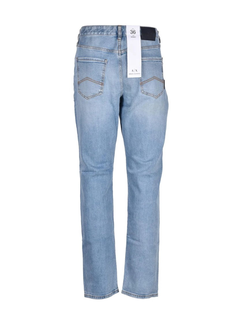 Armani Exchange Skinny Fit Jeans With Classic Five-Pocket Design