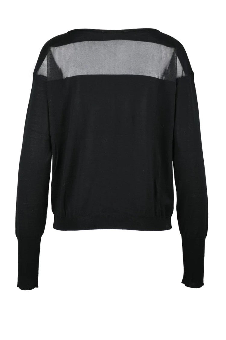 Roberto Collina Under Jacket Sweater - Black
