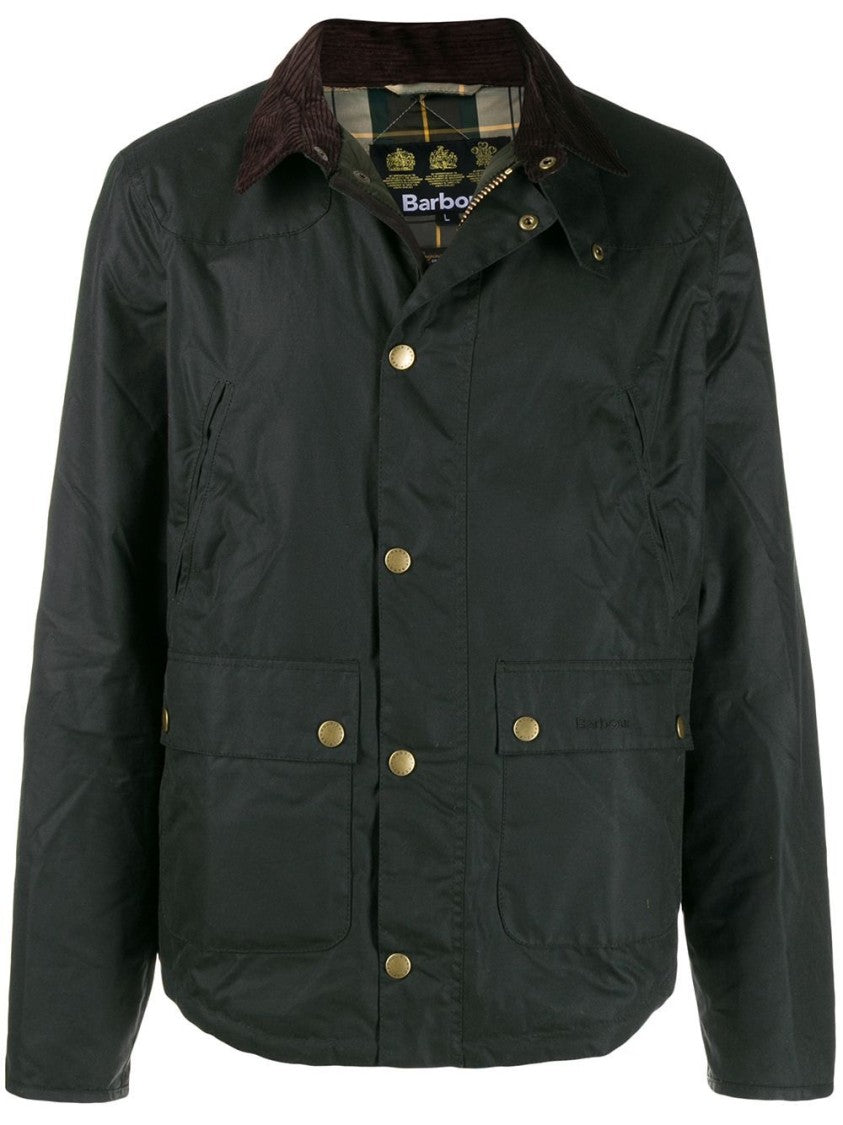 Barbour Reelin Waxed Long-Sleeve Jacket