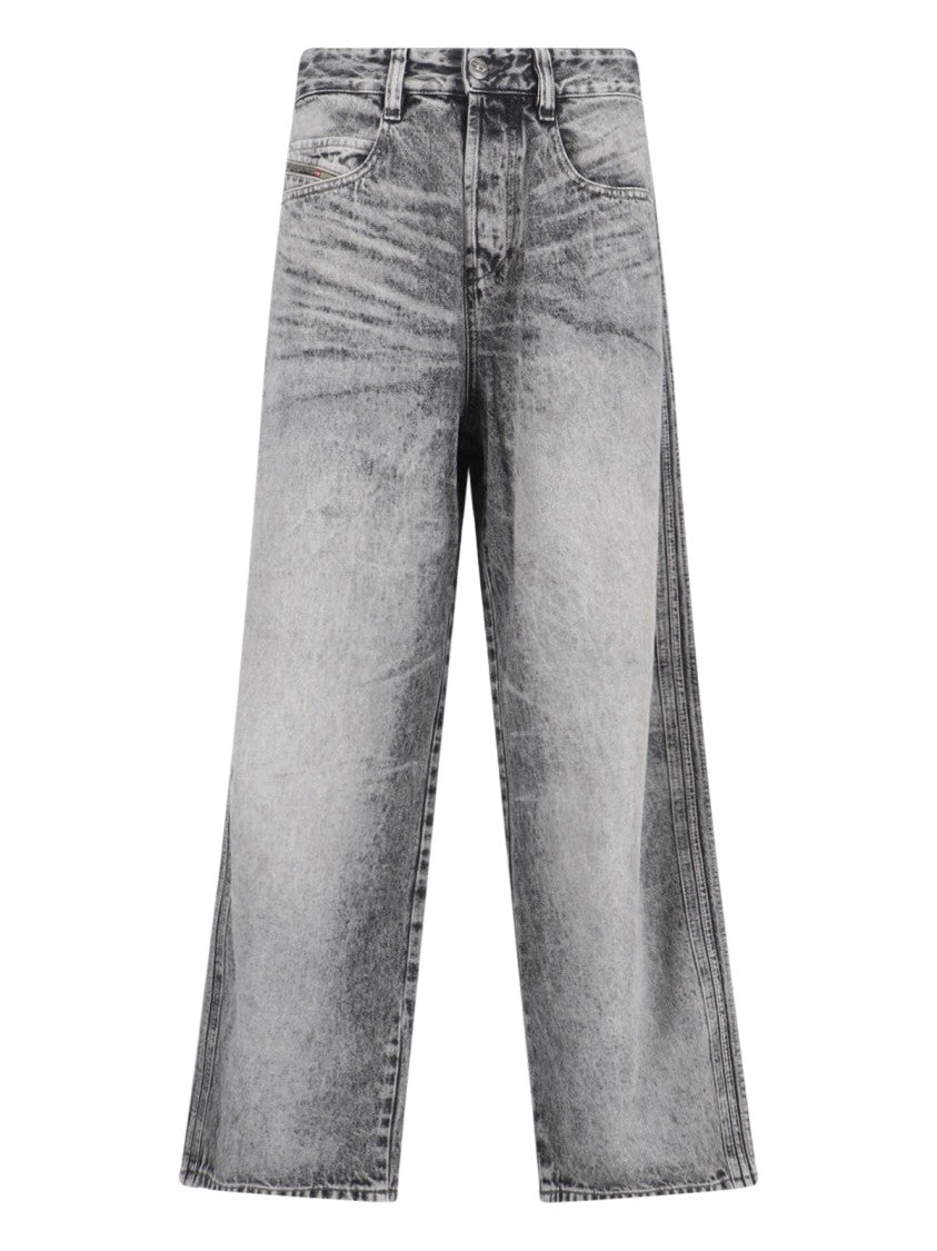 Diesel "02" Baggy Jeans – Grey