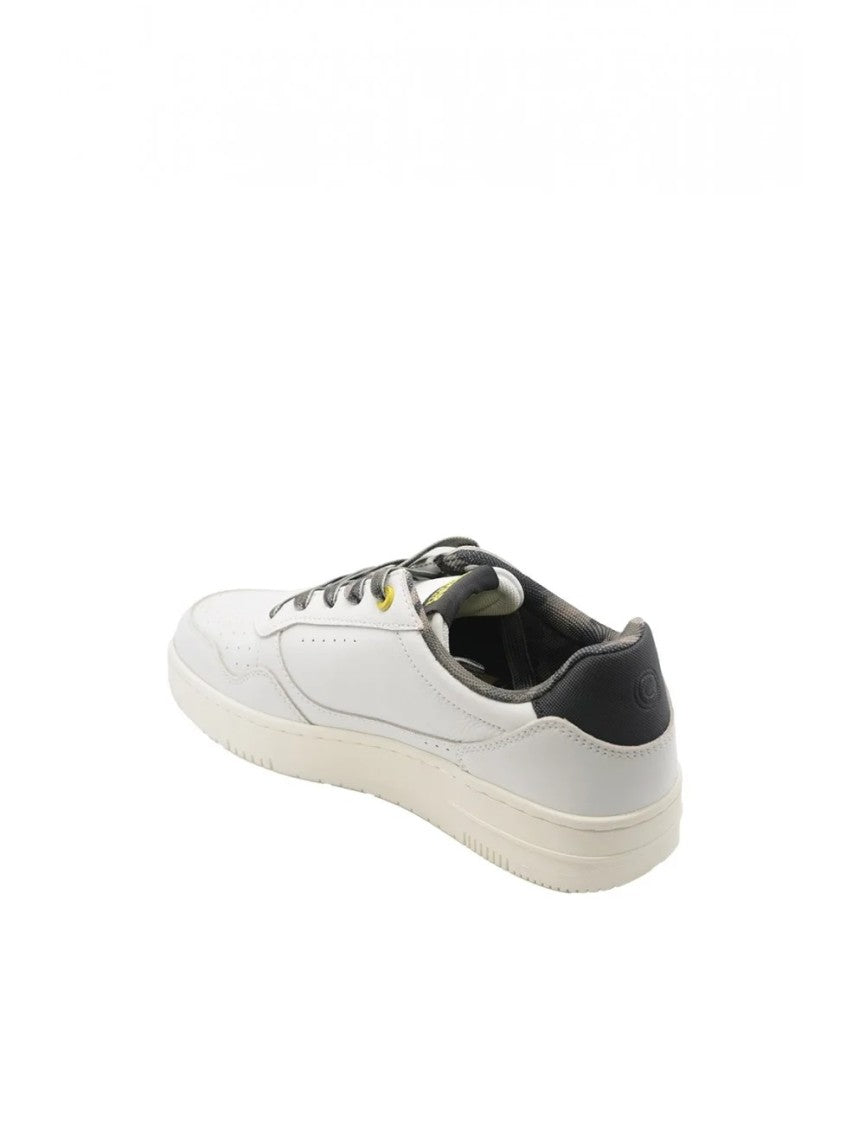 Colmar White Leather Camouflage Detailing Sneakers