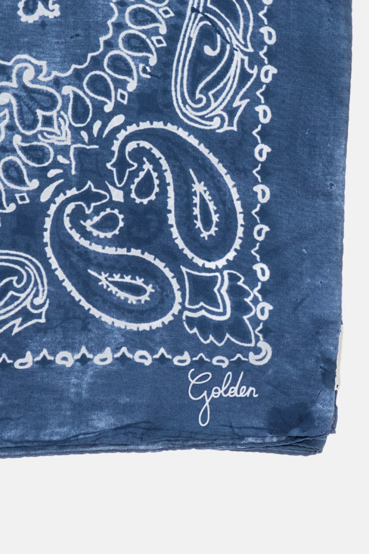 Golden Goose Intricate Paisley Print Silk Scarf