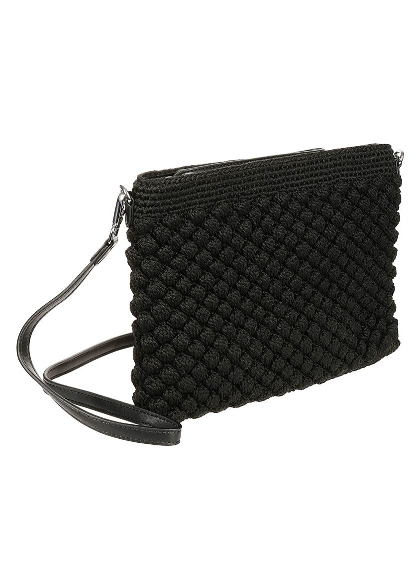 Gianni Chiarini Clutch Bag With Textured Bubble Fabric