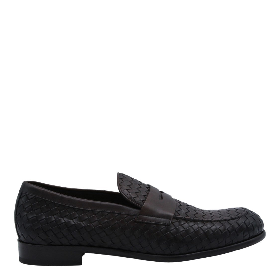 Doucal's Brown Polished Flat Shoes