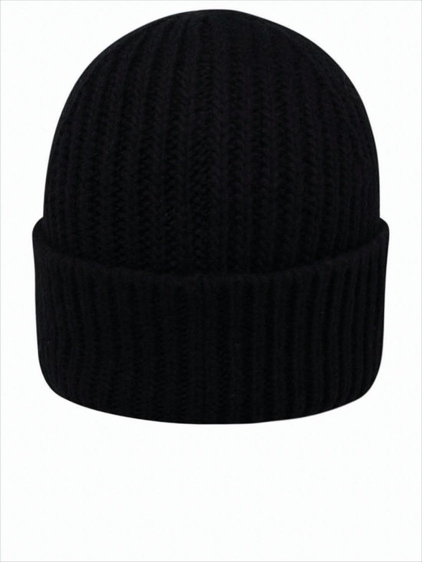 Golden Goose Ribbed Wool Beanie With Signature Star Emblem