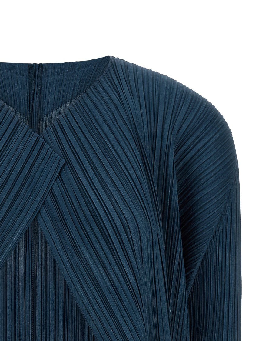 Pleats Please Issey Miyake Mellow Pleats Cardigan