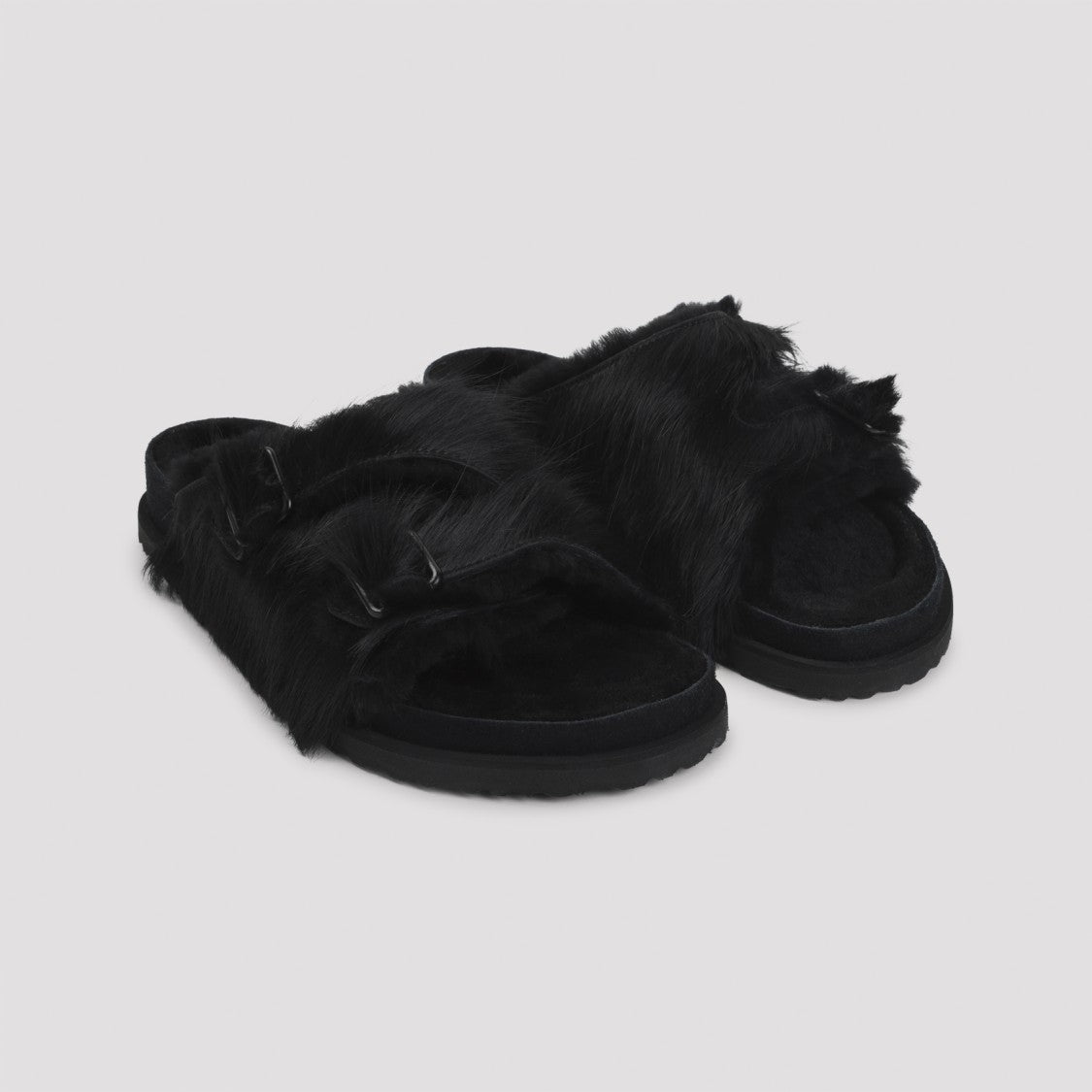 Birkenstock 1774 Zurich Black Shearling Mules