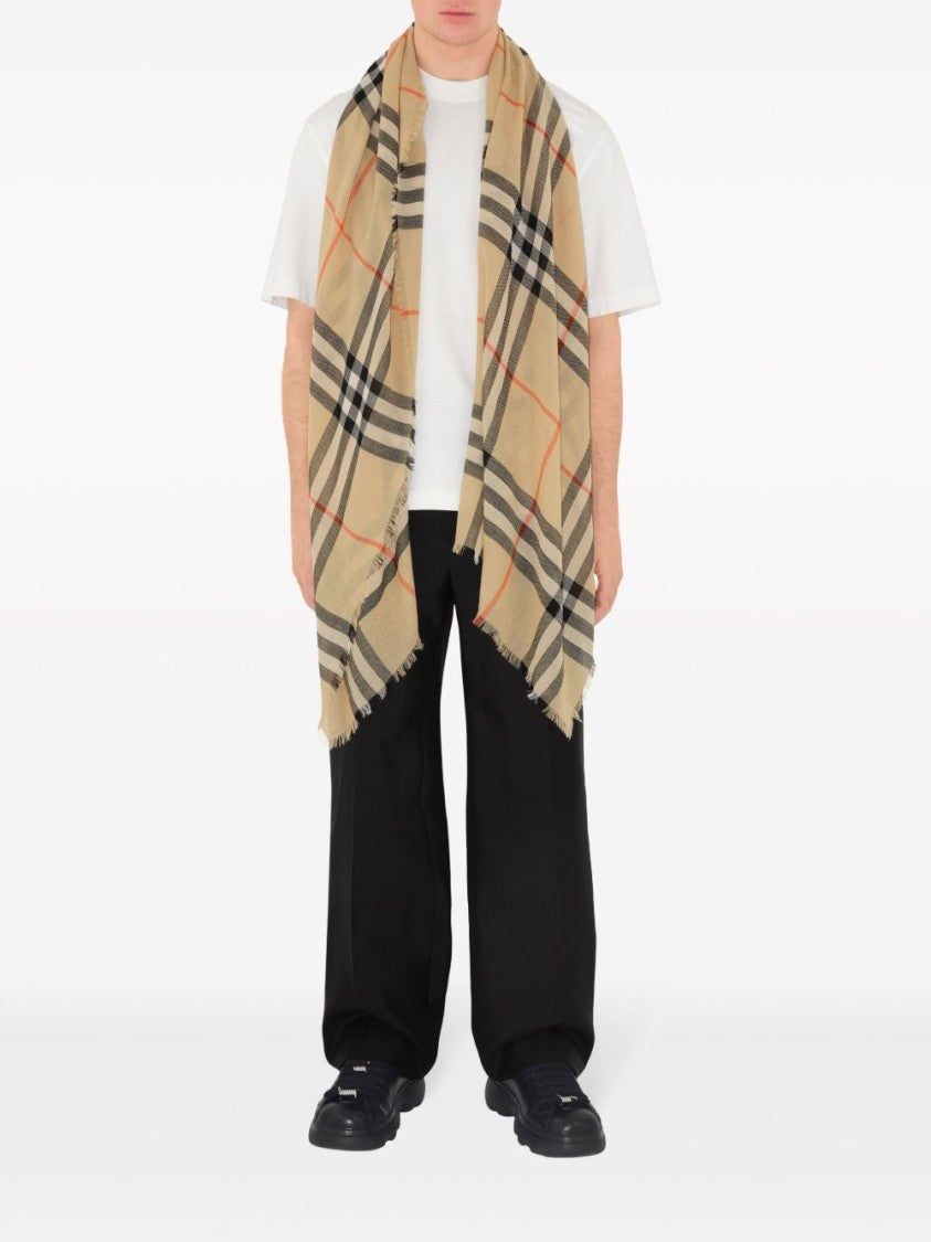 Burberry Lightweight Wool Scarf