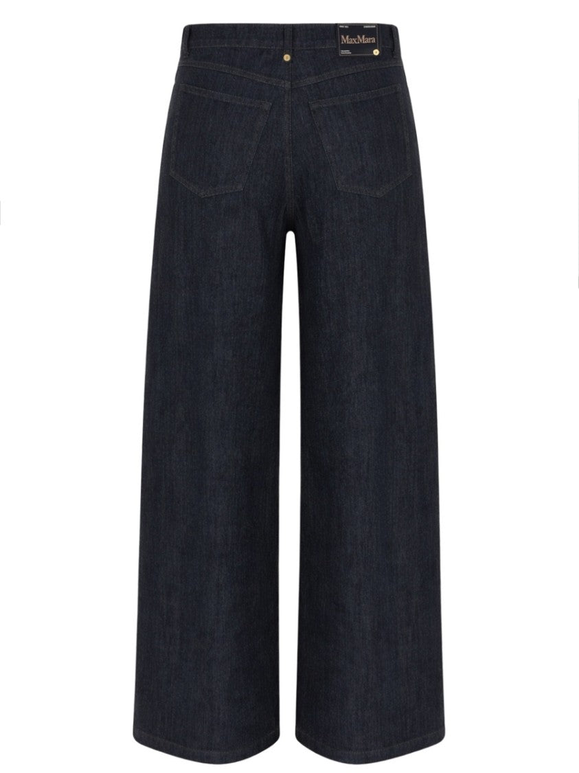 Max Mara Lavinia Straight-Leg Cropped Denim Jeans