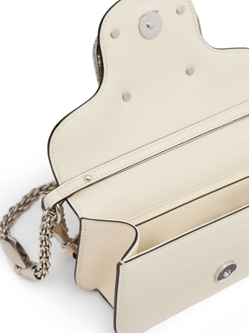 Valentino Garavani Structured Rectangular Bag With Large Logo Emblem