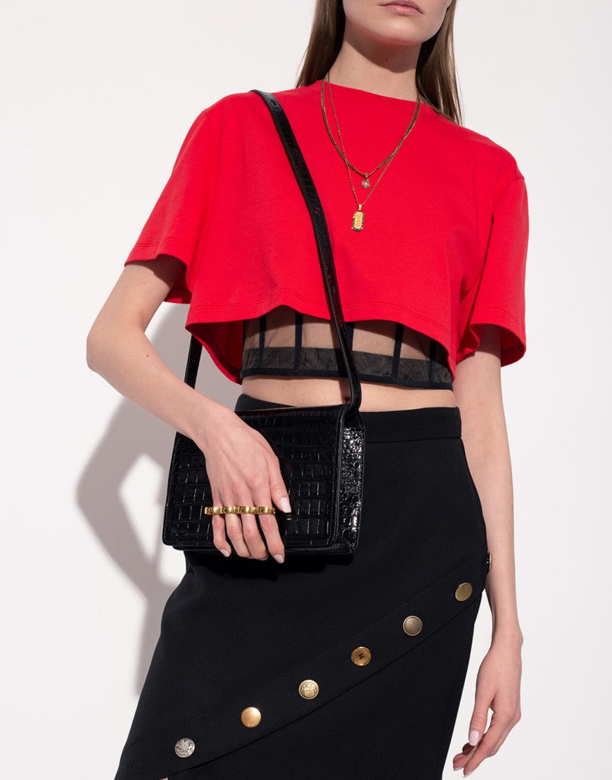 Alexander Mcqueen The Four Ring Crossbody Bag