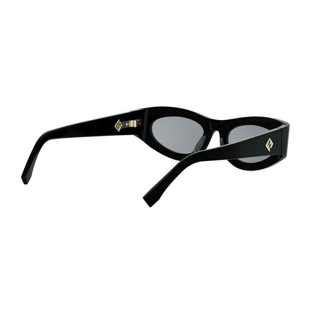 Fendi Ff Diamonds Thick Oval Sunglasses