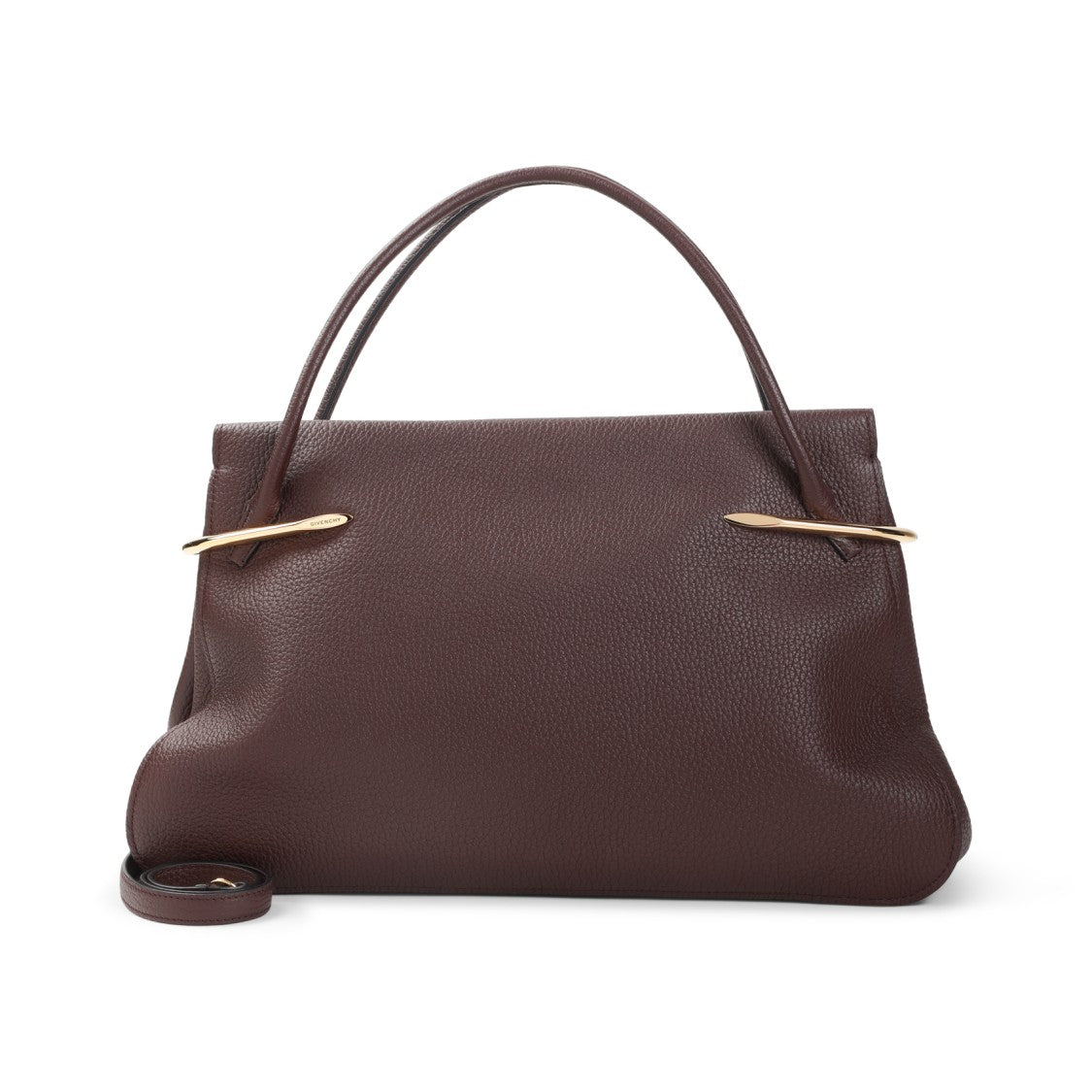 Givenchy Pinch Large Brown Calf Leather Shoulder Bag
