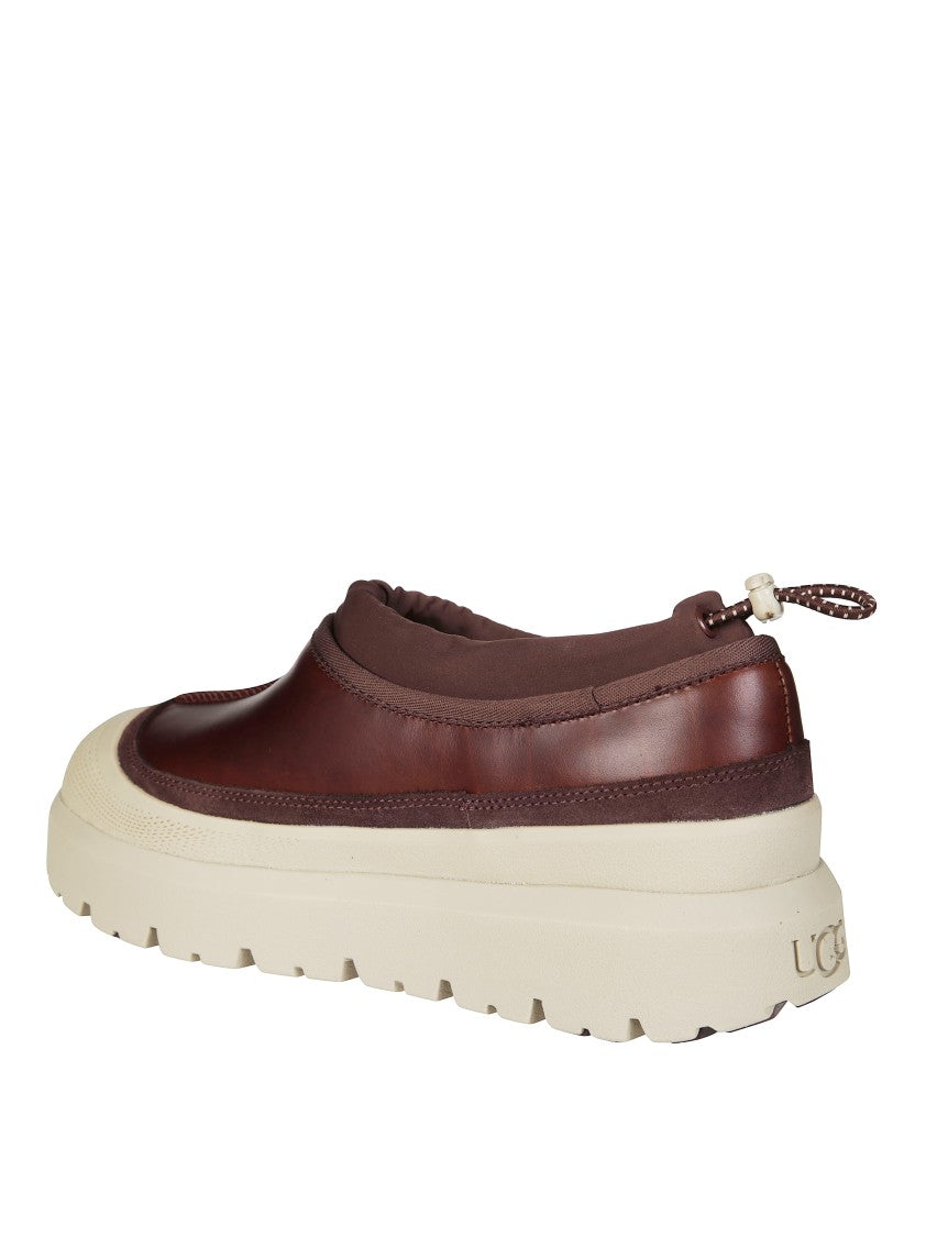 Ugg Rich Brown Tasman Smooth Weather Hybrid Loafers