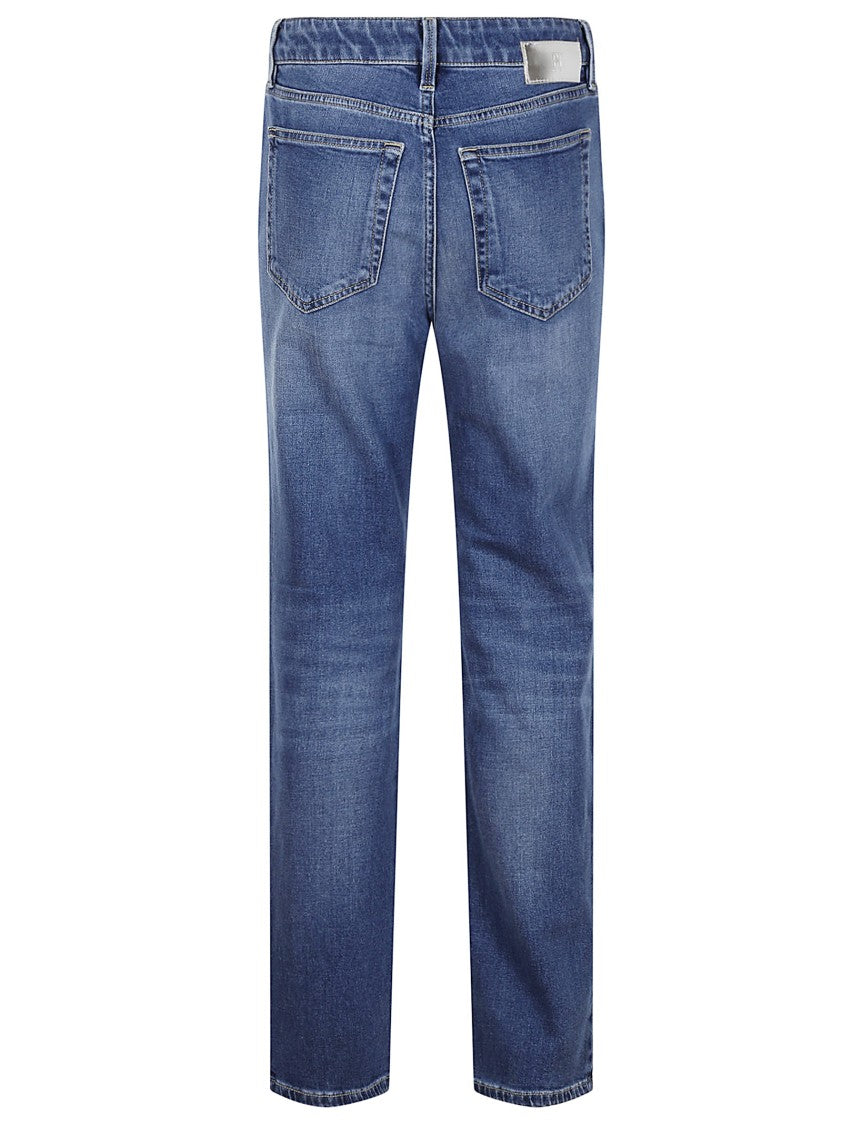 Pt Torino Alanis Classic Straight-Leg Jeans In Light Wash