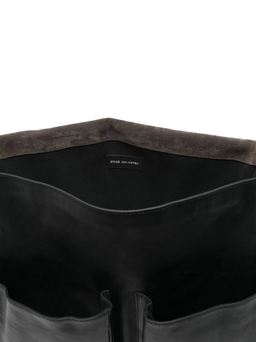 Dries Van Noten Structured Messenger Bag