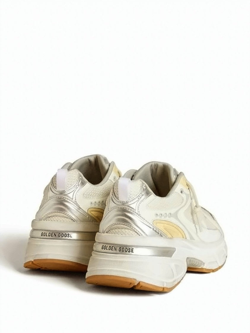 Golden Goose Layered Sneakers With Mixed Materials