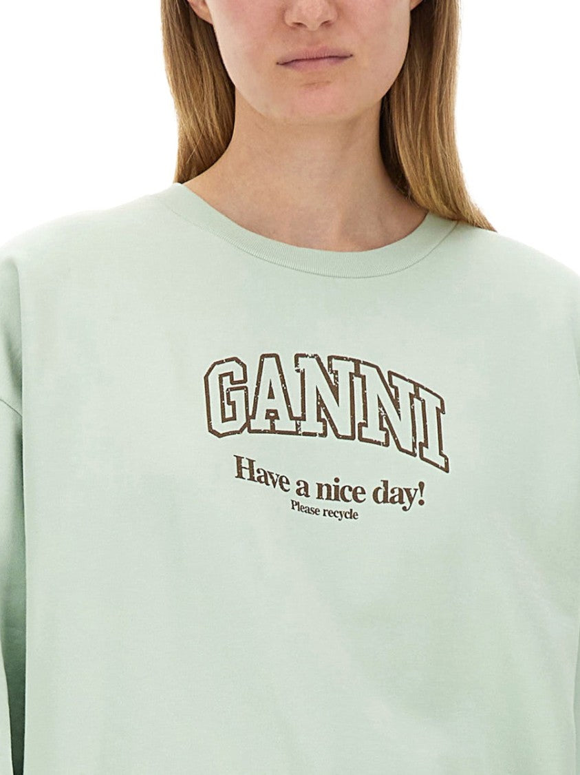 Ganni Oversize Sweatshirt
