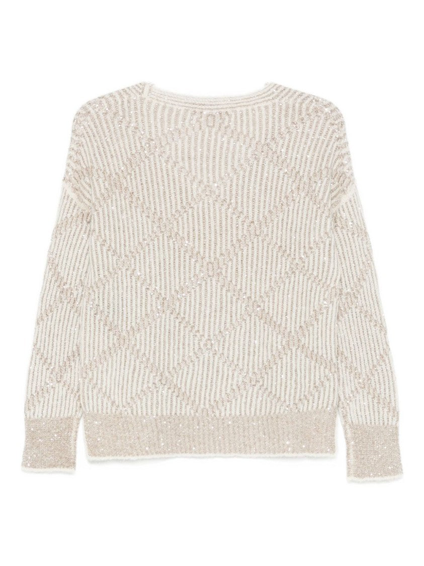 D. Exterior Classic Knit Sweater With Relaxed Fit And Timeless Appeal