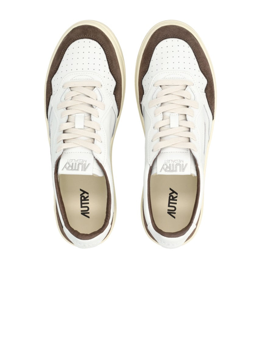 Autry Low-Top Sneakers In Smooth White Leather