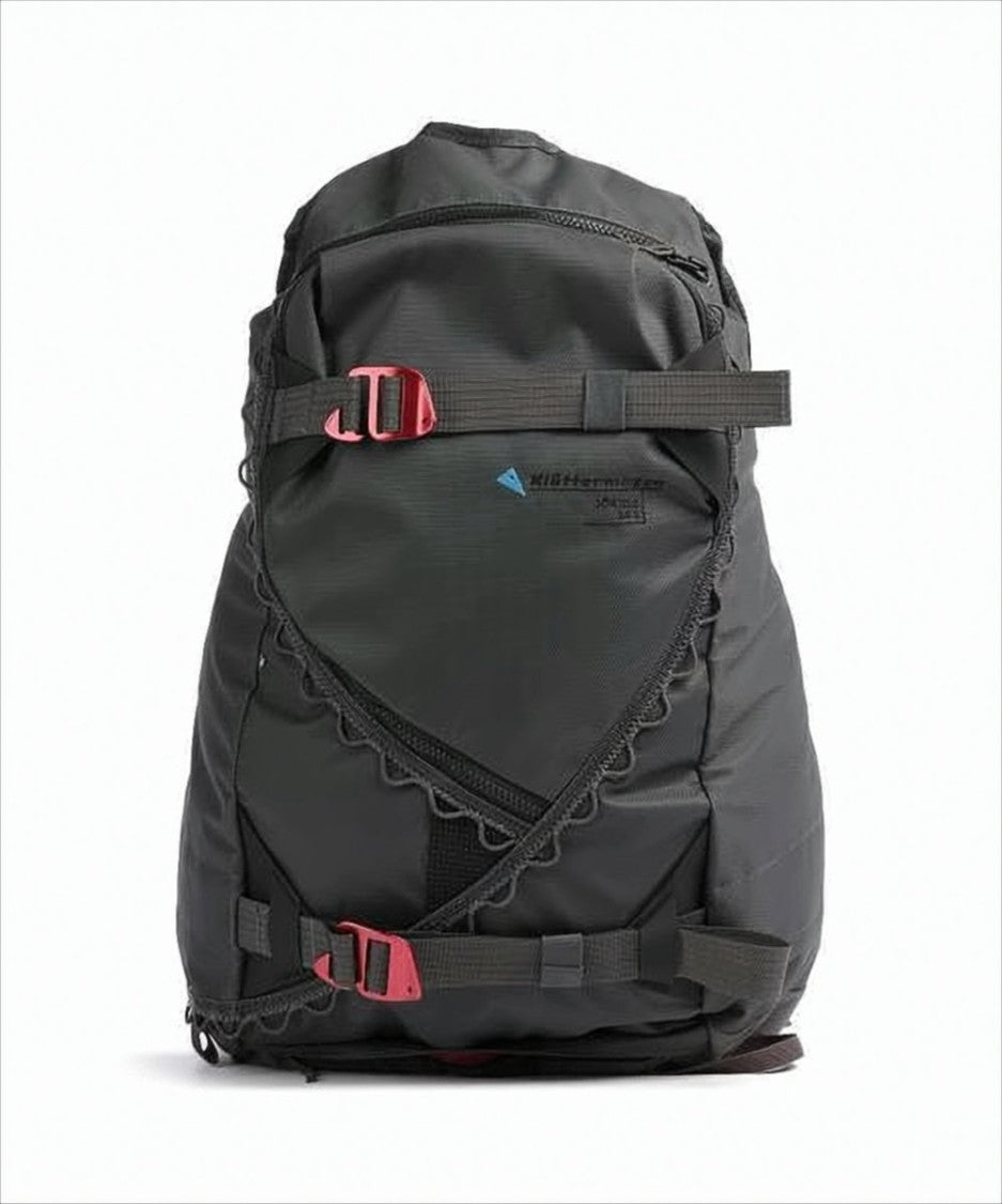 Klattermusen Black Backpack With Adjustable Straps
