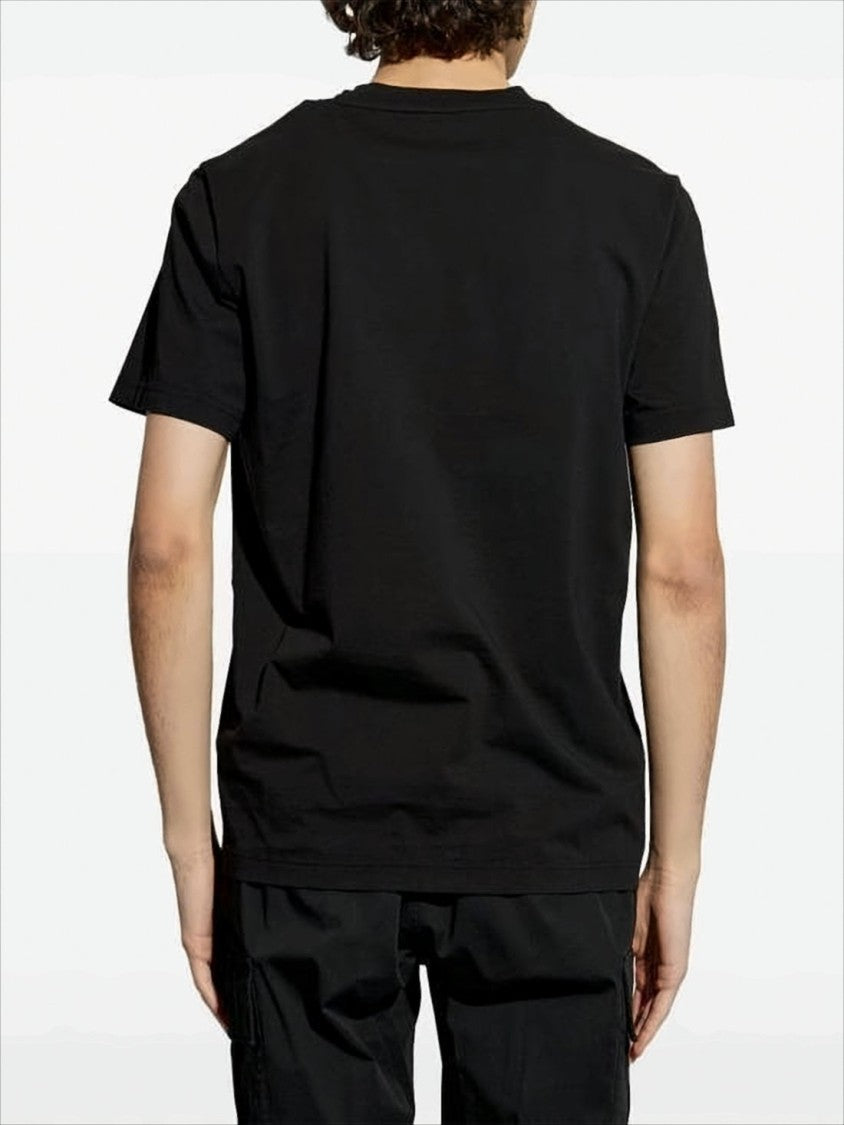 Moncler Relaxed Fit Black Short-Sleevet-Shirt