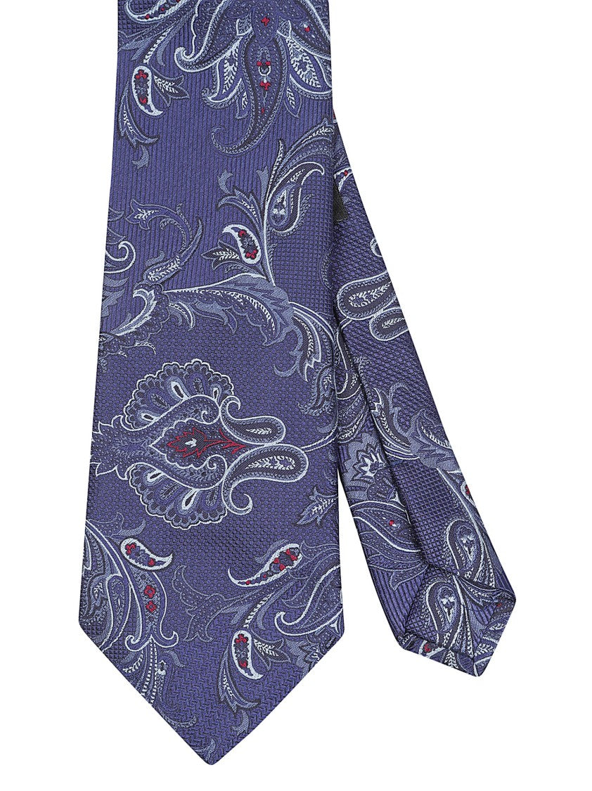 Etro Paisley Pattern Silk Tie