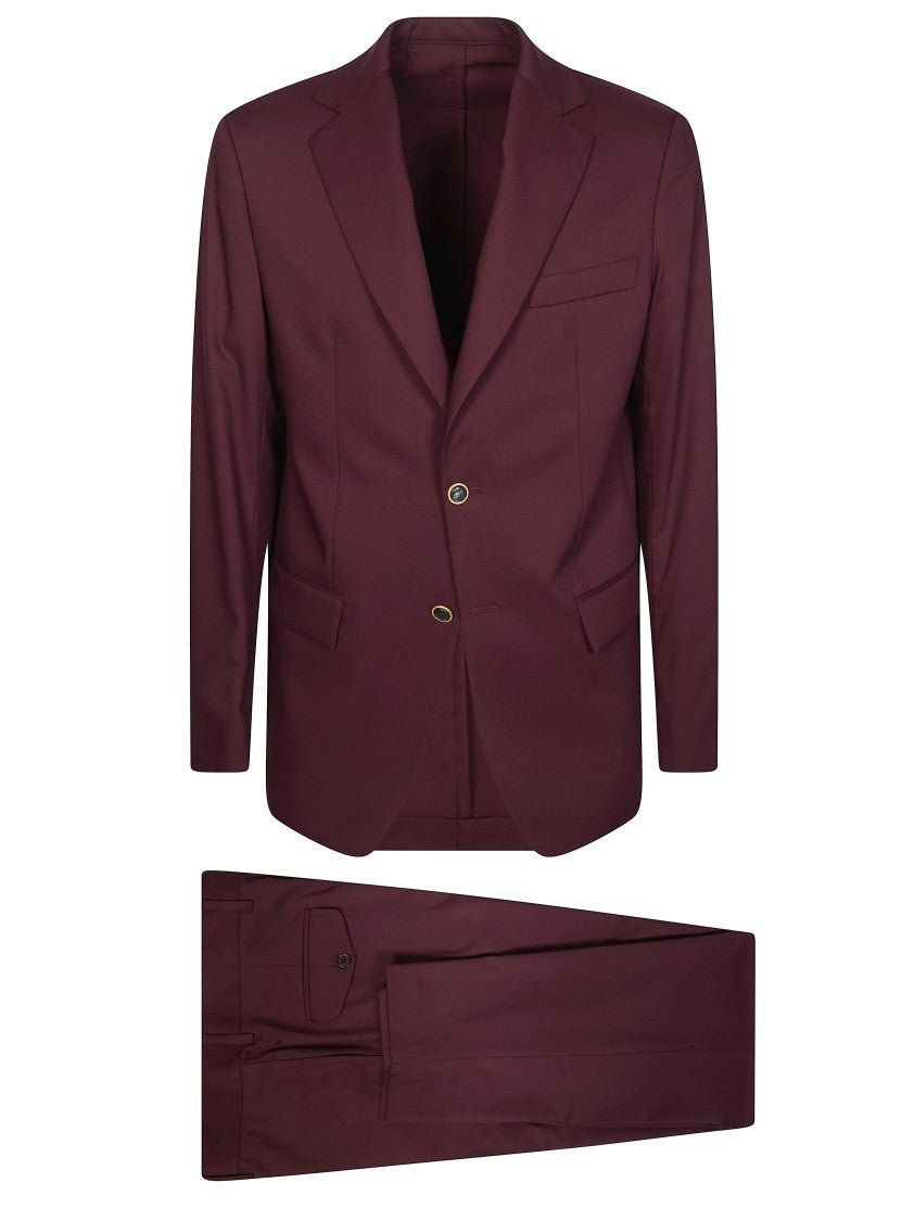 Marsem Deep Burgundy New Slim Tailored Suits
