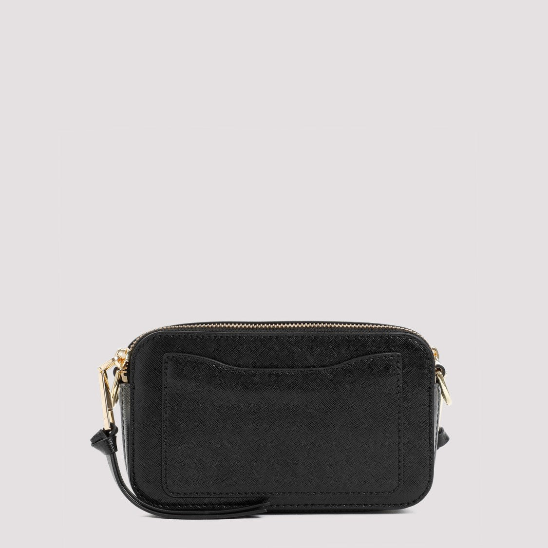 Marc Jacobs The Snapshort Shoulder Bag In Black Leather