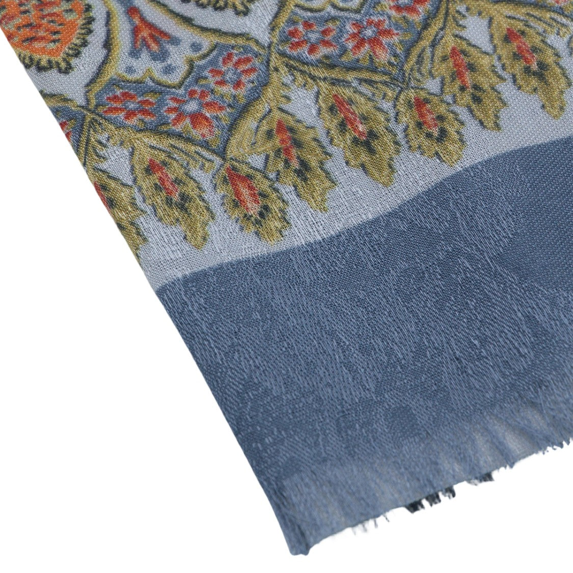 Etro Rectangular Red Scarf With Smooth Texture