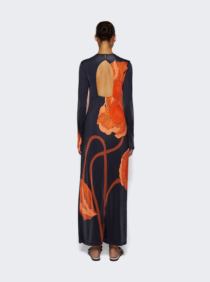 Johanna Ortiz Colourful Allegory Ankle Dress