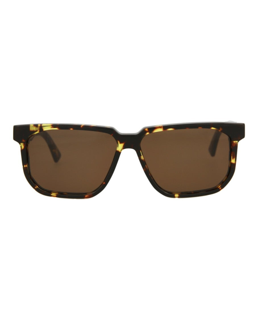 Bottega Veneta Square/Rectangle-Frame Acetate Sunglasses