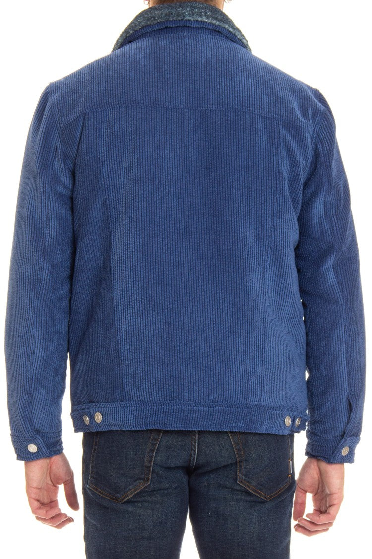 Roberto Collina Denim Trucker With Bear Lining
