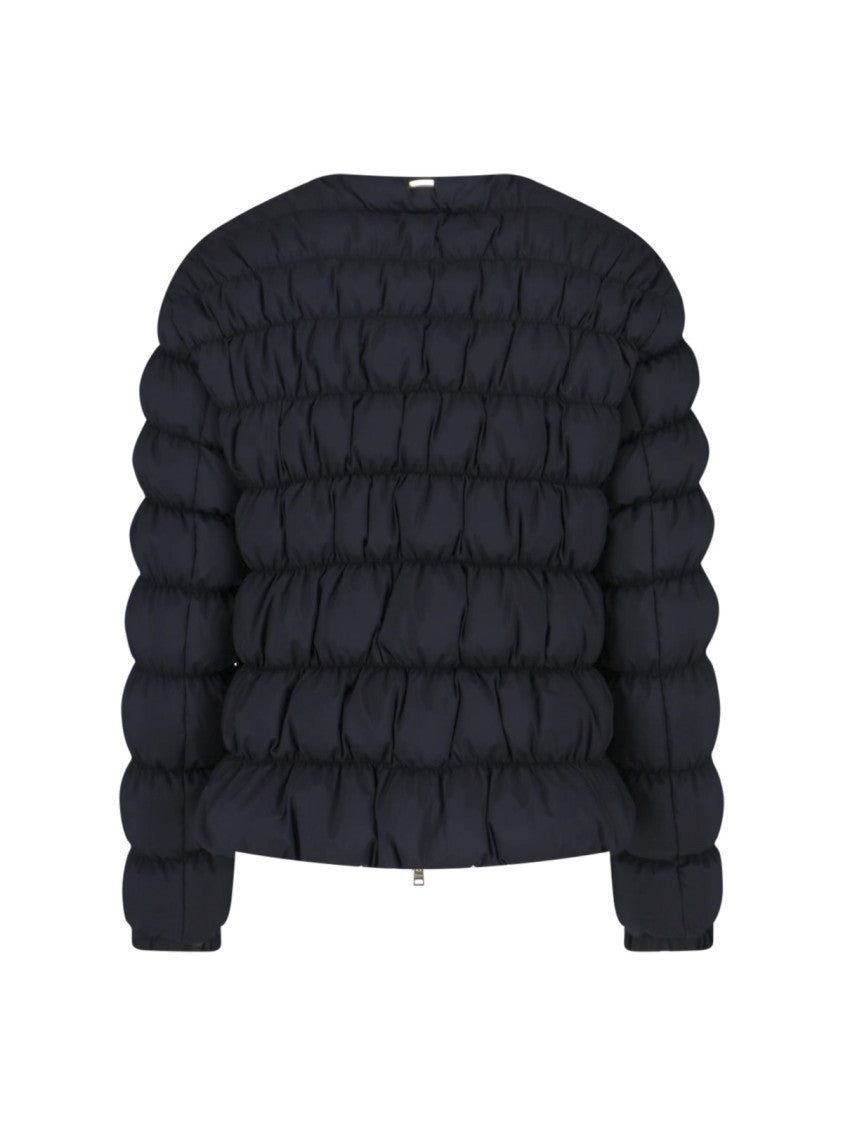 Herno Tailored Black Jacket With High Collar