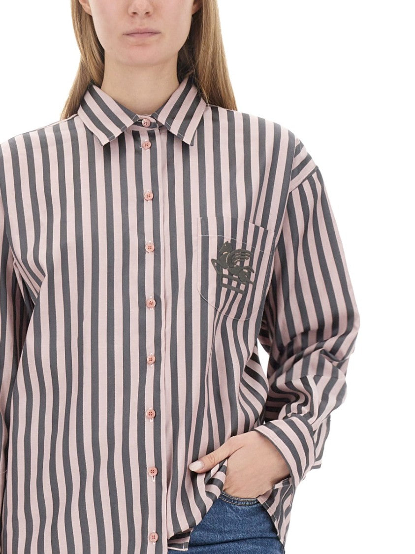 Etro Striped Oversized Shirt