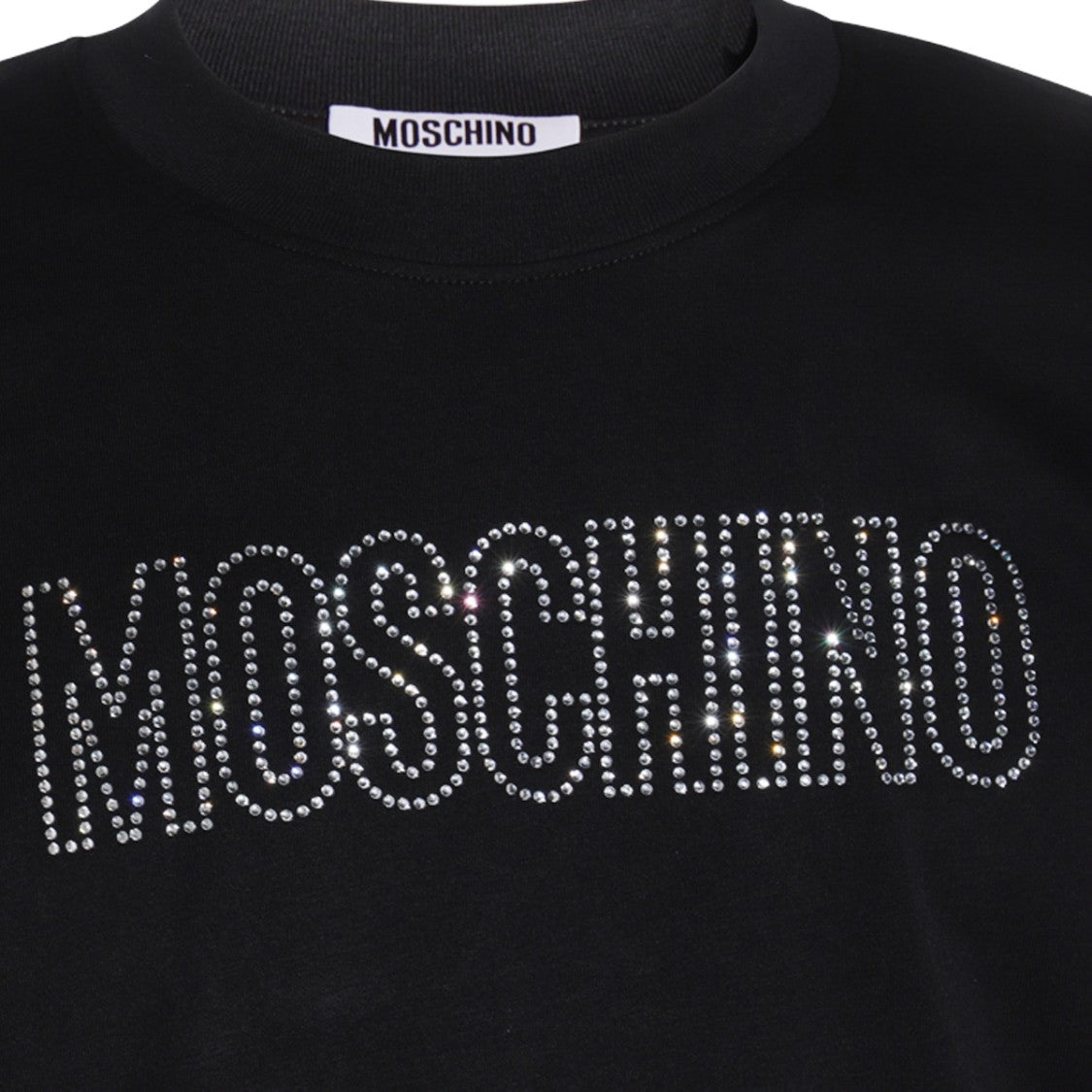 Moschino Black Cotton T-Shirt