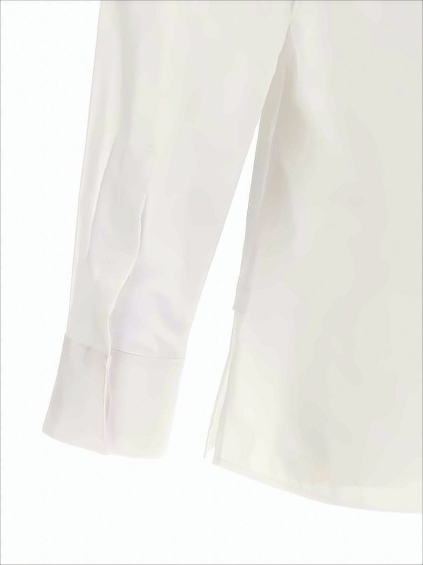 Givenchy Tailored Long-Sleeve Shirt With Concealed Placket And Minimalist Detail