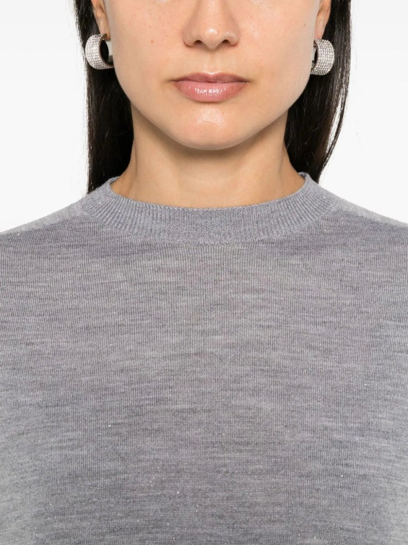 Peserico Metallic-Threading Sweater
