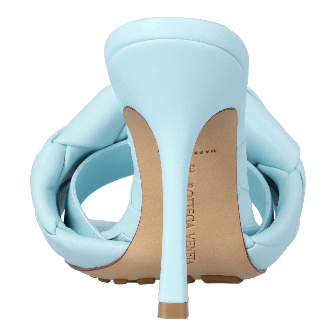 Bottega Veneta Lido Mule Blue