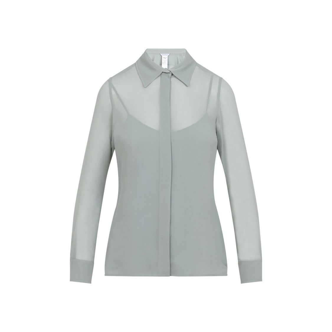 Max Mara Silk Shirt With Classic Collar