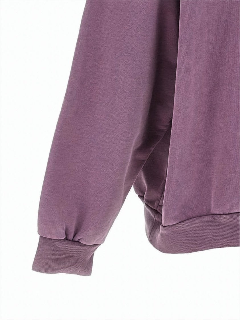 Balenciaga Relaxed Fit Washed Cotton Hoodie