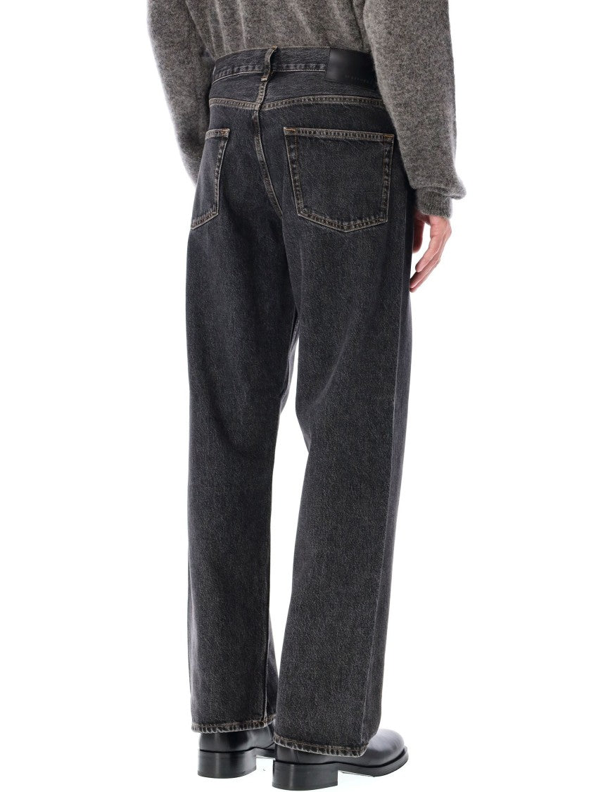 Sunflower Loose Fit Black Stone Washed Organic Denim Jeans