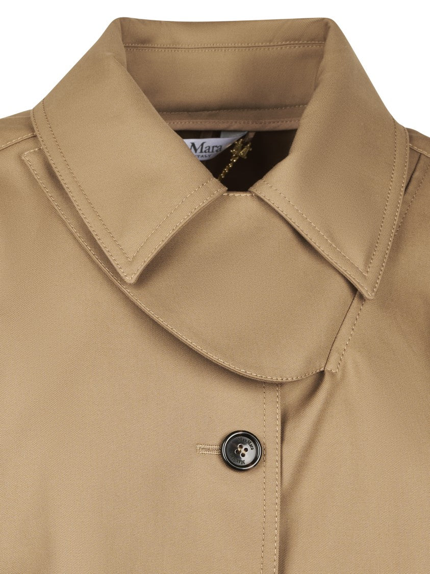 Max Mara Boxy Short Coat With Wide Collar