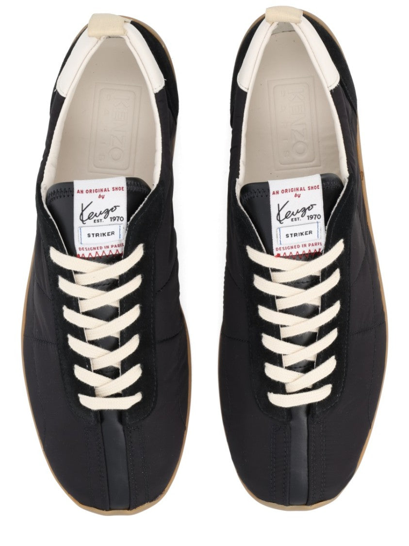 Kenzo Black Kenzo Striker Cream Laces Polyamide Sneakers