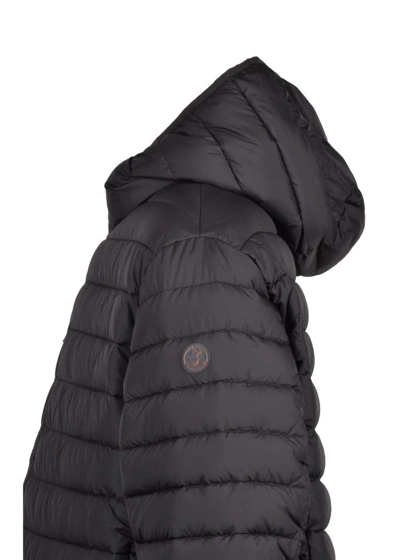 Save The Duck Brown Recycled Polyester Down Jacket