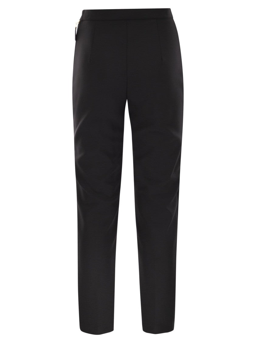 Elisabetta Franchi Double Crepe Trousers